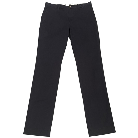Polo by Ralph Lauren Stretch Slim Fit Flat Front Chino Pant in Navy